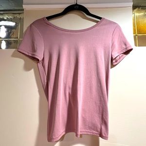 Lulus Open Back Mauve Top